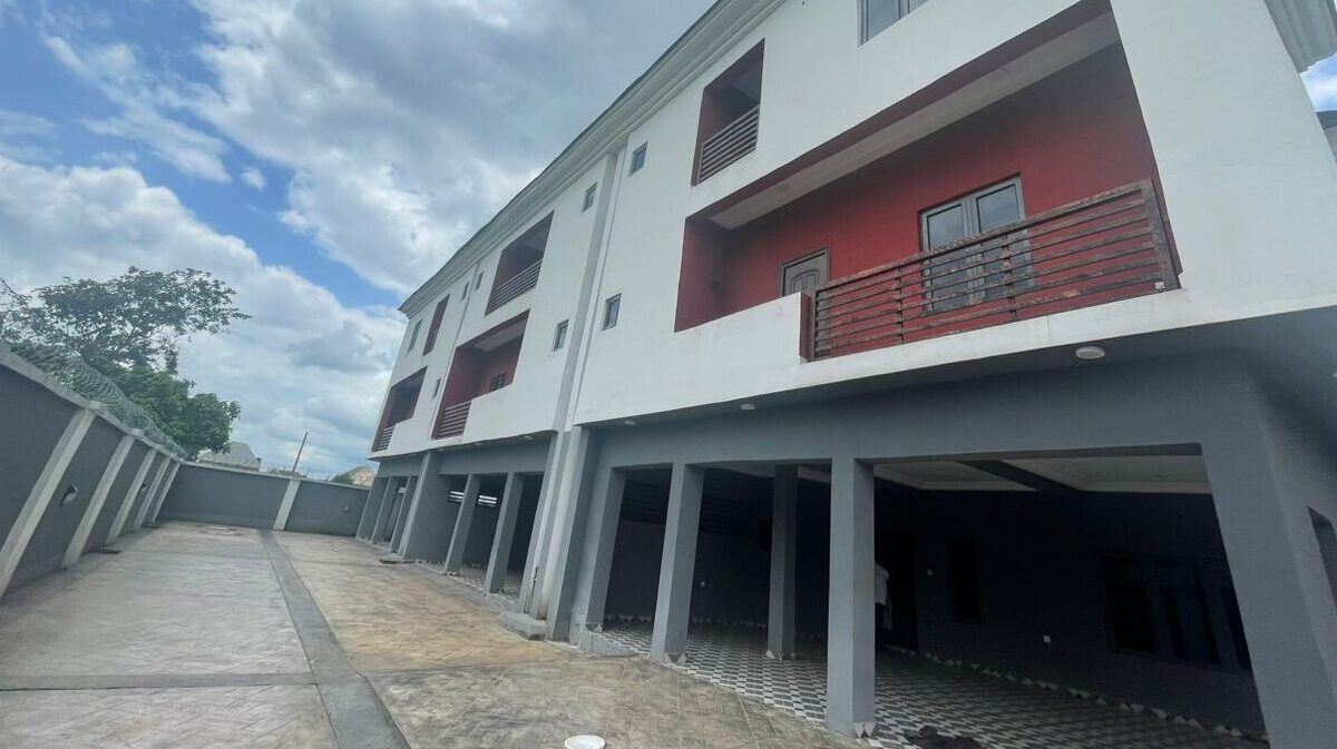 Brand New European design 4 Bedroom Terrace Townhouse with Boys Quarters located off Port-Harcourt Road in Owerri, Imo State