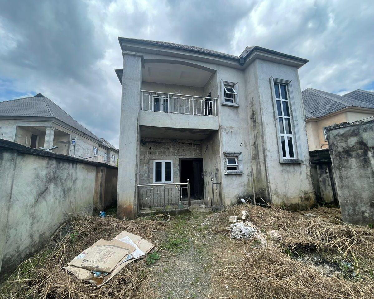 Uncompleted 3 Bedroom Duplex For Sale in Owerri Imo State Nigeria by Mc capital Properties (1)
