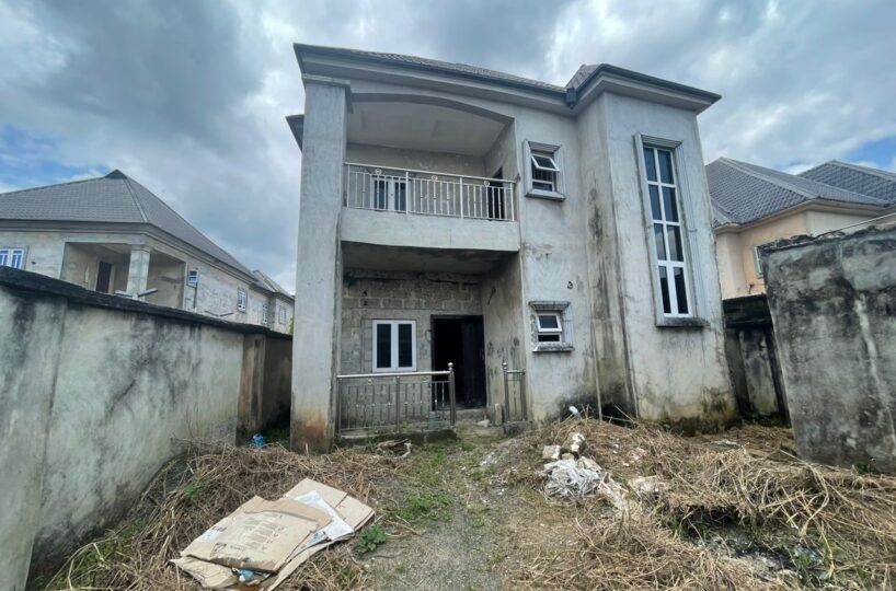Uncompleted 3 Bedroom Duplex For Sale in Owerri Imo State Nigeria by Mc capital Properties (1)